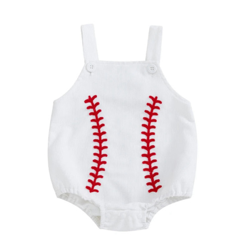 BASEBALL Romper - Hazel & Bo