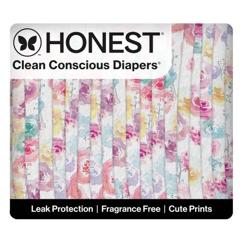 Honest Wetness Indicator Diapers - Plant-Based & Fragrance-Free | Honest