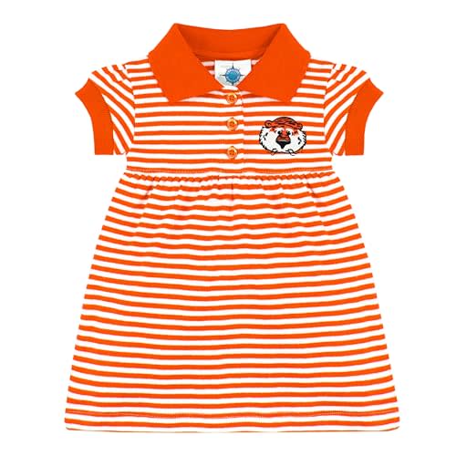 Creative Knitwear College Baby Polo Dress w/Bloomer - Team Logo, Multiple Colors, for Baby Girls (0-12 Months)