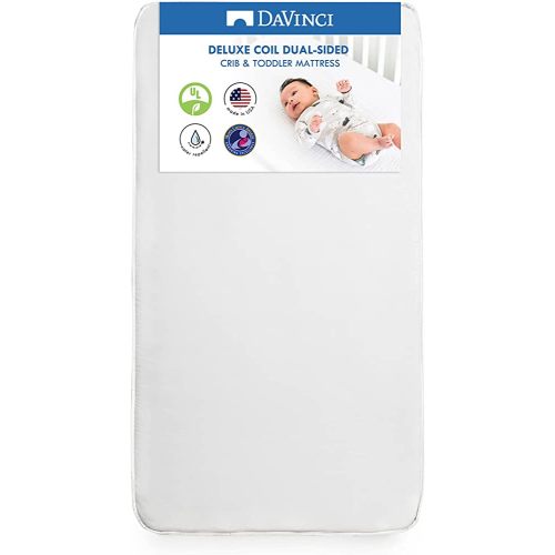 DaVinci Pure Core Memory Foam Baby Crib Mattress - GREENGUARD Gold Certified, Dual Sided, 2-Stage Infant & Toddler Bed Mattress - Lightweight, Waterproof & Breathable - For Standard Crib Size
