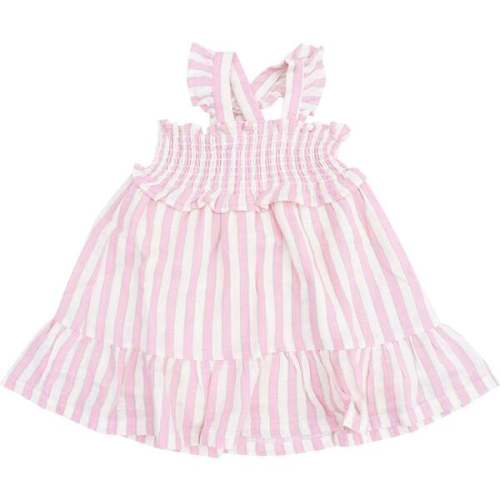 Smocked Ruffle Sundress, Candy Stripe