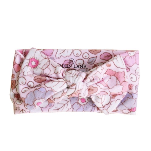 Penelope's Poppies Knit Large Bow Headwrap*