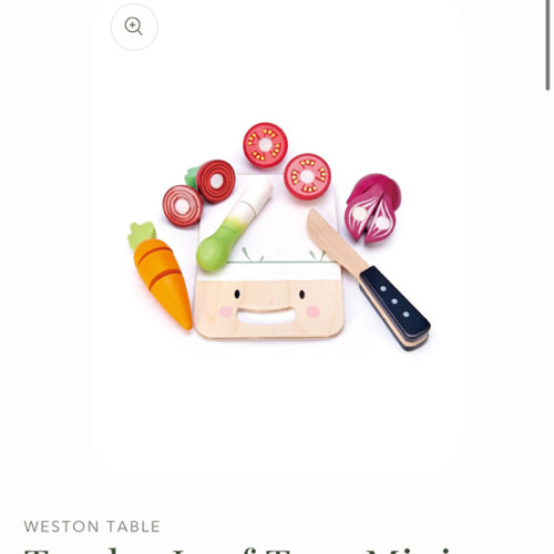 Tender Leaf Toys Mini Chef Chopping Board