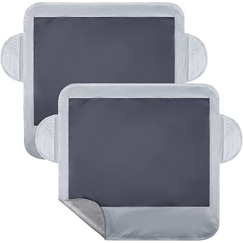 2 Pcs Extra Large High Chair Cover Chair Protector Gray Dining Chair Protector Replacement Booster Seat Cover for Baby Toddlers Infants Booster Highchair Seat Home Kitchen
