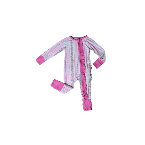 Fancy Floral Ruffle Zippy