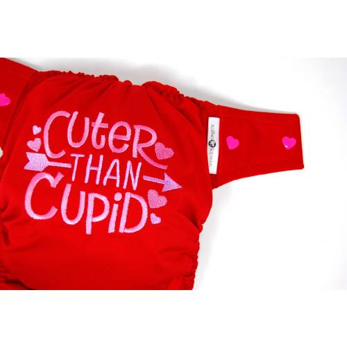 Cuter than Cupid Cloth Diaper, Cover or Pocket Diaper (One Size)