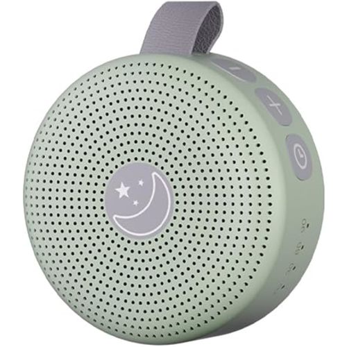 Mini Sound Machine Baby White Noise Machine with 30 Soothing Sounds for Kids Adults Auto-Off Timer 32 Volume Levels Rechargeable Portable Brown Noise Sleep Machine for Home Travel and Office Privacy
