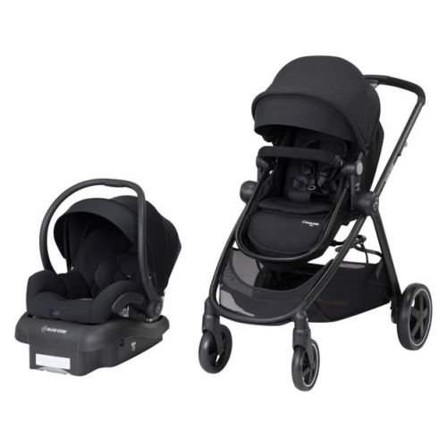 Maxi-Cosi Zelia 5-in-1 Modular Travel System, Night Black