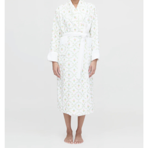 The Hotel Robe - Pastel Trellis
