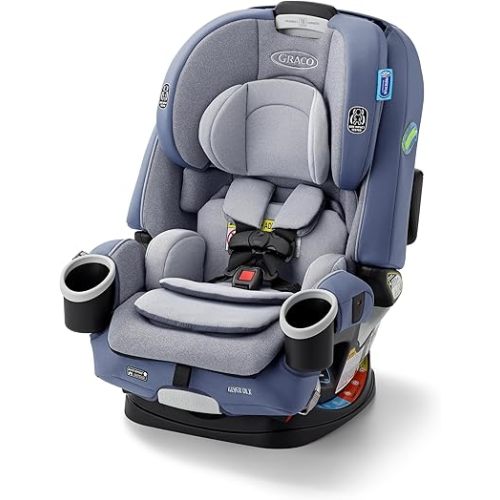 Graco 4Ever DLX 4-in-1 Car Seat, Maddox | Infant to Toddler Car Seat, with 10 Years of Use | Rear-Facing, Forward-Facing and Booster Modes | Safe, Comfortable and Convenient
