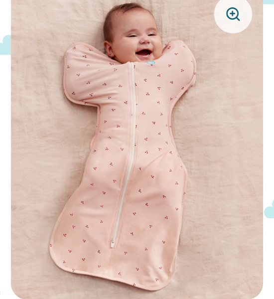 Swaddle Up™ 1.0 TOG Viscose from Bamboo Blush Cherries