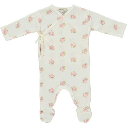 Esme Wrap Overall, Garden Pointelle - Bebe Organic | Maisonette