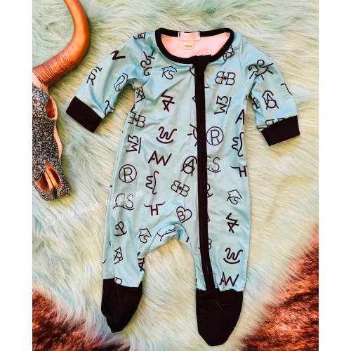 Turquoise brands baby sleeper