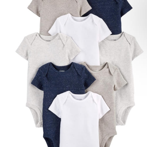 Simple Joys by Carter's Baby 8-Pack Short-Sleeve Bodysuit