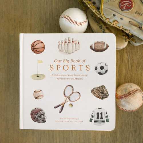 Big Book of Sports: Watercolor First Words for Toddlers