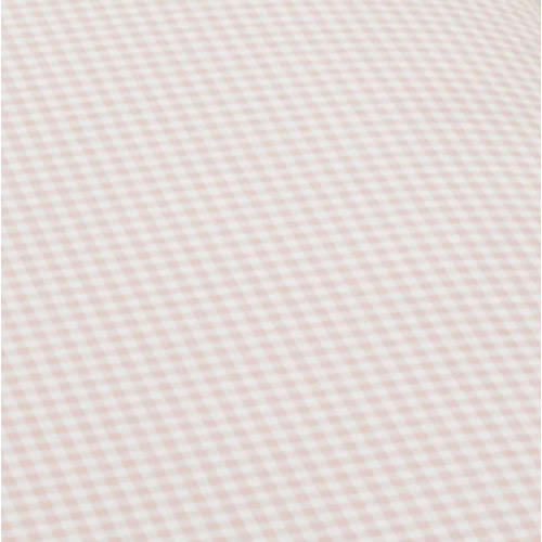 Ditsy Gingham Classic Cool Organic Cotton Percale Fitted Crib Sheet