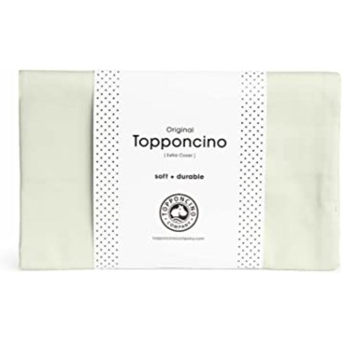 The Topponcino Company | Extra Cover Only | Insert Sold Separately | Fits All Topponcinos from The Topponcino Company | 100% Natural Cotton | Machine Washable (Sage Green)