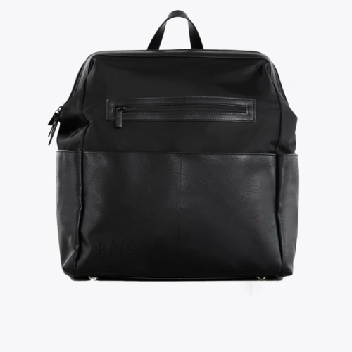 BÉIS 'The Diaper Backpack' in Black - Black Diaper Bag & Diaper Backpack