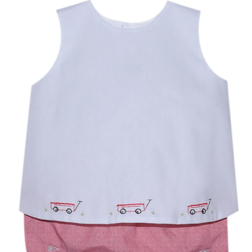 Bailey Diaper Set - Red Wagon