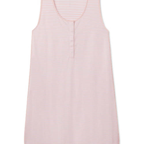 LAKE | Women | Pima Cotton Pajamas | English Rose Stripe Maternity Tank Gown