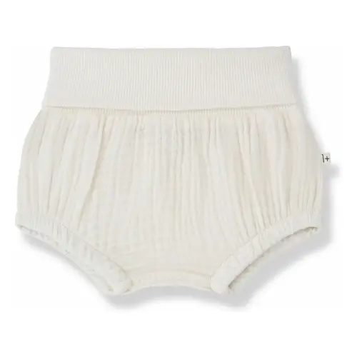1+ in the family - Bloomer Titus Cotton gauze - Ecru | Smallable