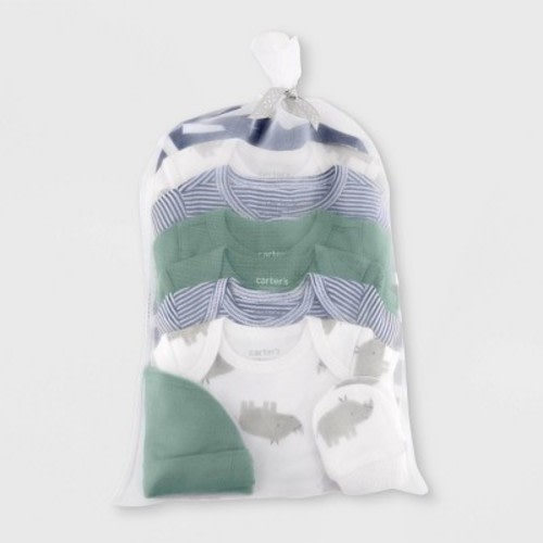 Carter's Just One You® Baby Layette Registry Set - Green/Navy Blue, Size: 3M