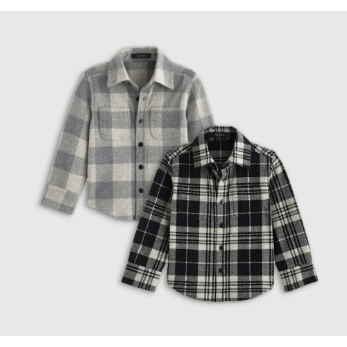 Stretch Sweater Fleece Shirt 2-Pack - Baby