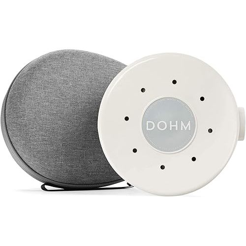 YOGASLEEP Dohm Classic + Travel Case Bundle, White, 1 Count, (BND1029)