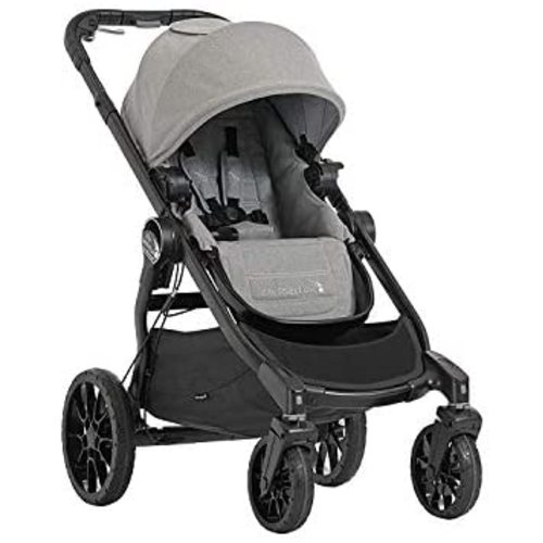 Baby Jogger City Select LUX Stroller | Baby Stroller with 20 Ways to Ride, Goes from Single to Double Stroller | Quick Fold Stroller, Slate