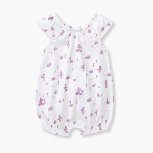 Burt's Bees Baby Organic Cotton Desert Life Bubble - Pink Desert Life, 0-3 M