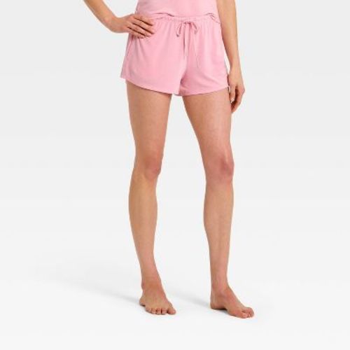 Women's Jersey Pajama Shorts - Auden™ Pink L