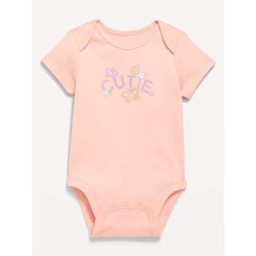 Unisex Short-Sleeve Bodysuit for Baby