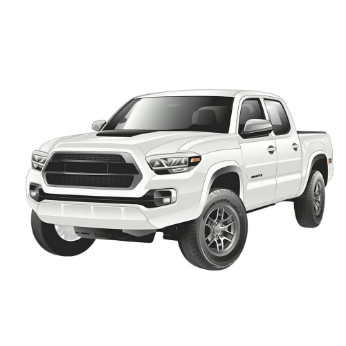 Toyota Tacoma Double Cab 3rd Gen Car Window Sun Shades (2016 to 2023)