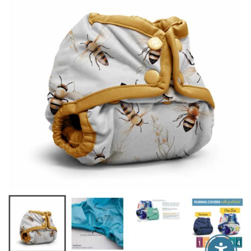Rumparooz Newborn Cloth Diaper Cover - Harmony