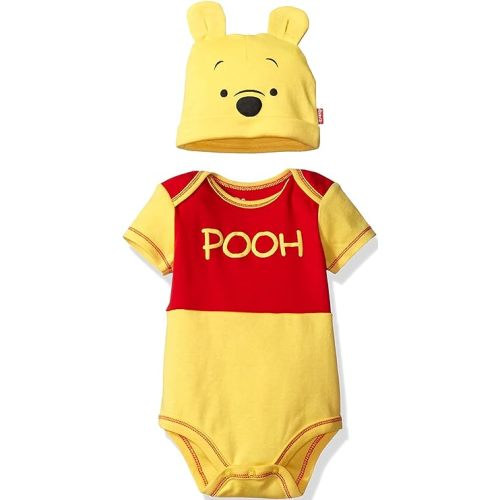 Disney Cosplay Baby Bodysuit & Hat Set Newborn to Infant Sizes