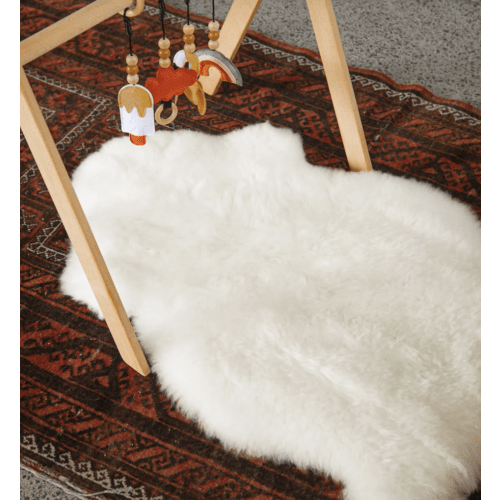 Ecowool Sheepskin Baby Rug - Long Wool