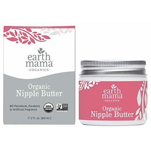 Natural Nipple Butter Organic Breastfeeding Cream (2 Fl. Oz.) - 2 Fl Oz (Pack of 1)