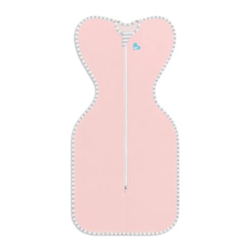 Love To Dream Swaddle UP Self-Soothing Sleep Sack 8-13 lbs., Dramatically Better Sleep, Snug Fit Calms Startle Reflex, 1.0 TOG, Dusty Pink, Small