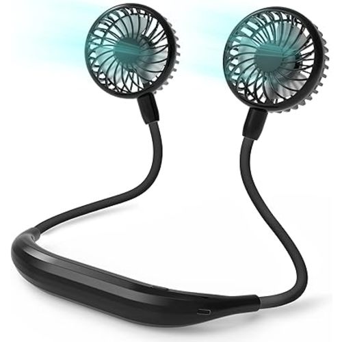 Portable Neck Fan (Black)