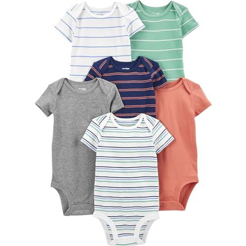 Simple Joys by Carter's baby-boys 6-pack Short-sleeve Bodysuit