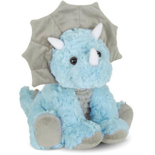 Bearington Lil' Tracer Plush Stuffed Animal Dinosaur with Rattle, 5 inch