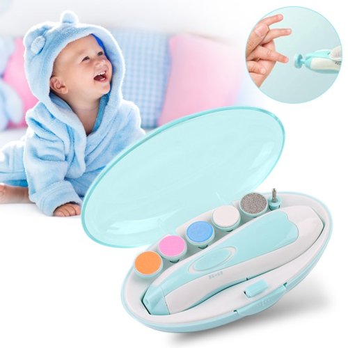 PLUSBRAVO Newborn Baby Nail Clippers Electric with Light, New Baby Grooming Kit Essentials for Baby Girl Boy