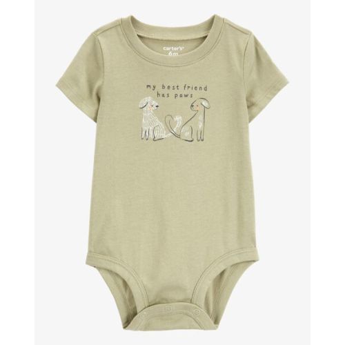 Baby Dog Best Friend Short-Sleeve Bodysuit - Carter's | Carter's