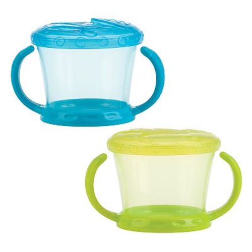 Nuby Snack Keeper with Easy-Grip Handles & Spill-Proof Lid