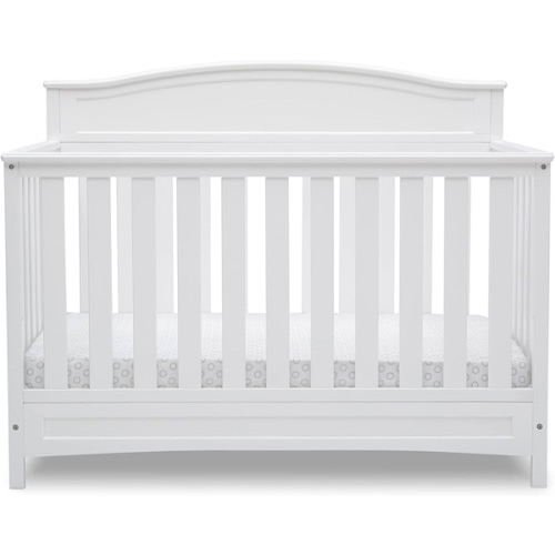 Delta Children Emery 4-in-1 Convertible Baby Crib - Greenguard Gold Certified, White