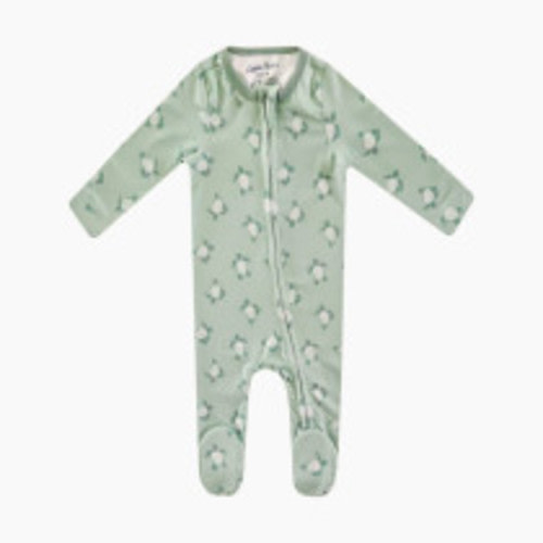 Copper Pearl Printed Zip-Up Footie - Wade, Newborn