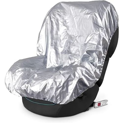 EcoNour Baby Car Seat Sun Shade Cover | Infant Car Seats Heat Protector Keeps Your Toddler Baby Seat at a Cool Temperature | Reflective Baby Seat Covers for Car Seats | Baby Travel Accessories