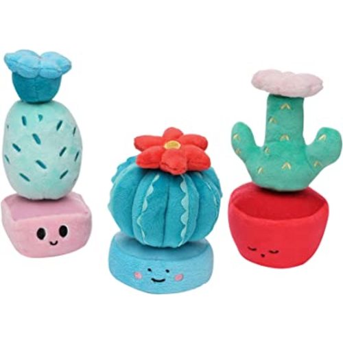 Manhattan Toy Cactus Garden 9 Piece Mix & Match Magnetic Plush Stacking Toy Playset