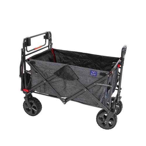 Push & Pull Wagon by Mac Sports - Ultra durable outdoor wagon with lar