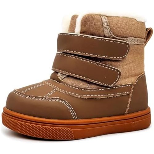 Baby Snow Boots Waterproof Winter Warm Duck Booties Infant Boys Girls Outdoor Shoes for Cold Weather 6 9 12 15 18 24 Months